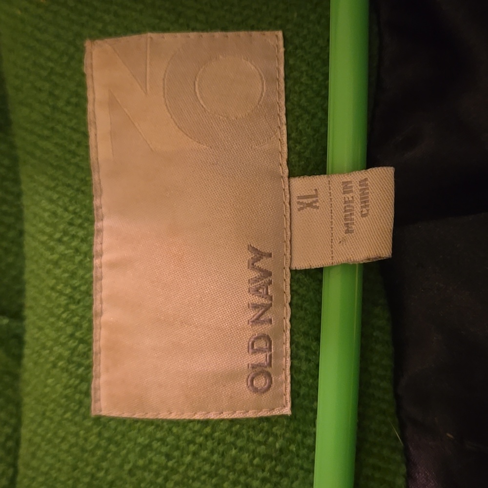 Old Navy Women's Pea Coat in Vibrant Green - Picture 4 of 4